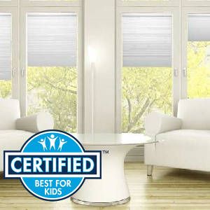 Color 36 W x 60 H Size Arlo Blinds Single Cell Light Filtering Cordless Cellular Shades Pure White